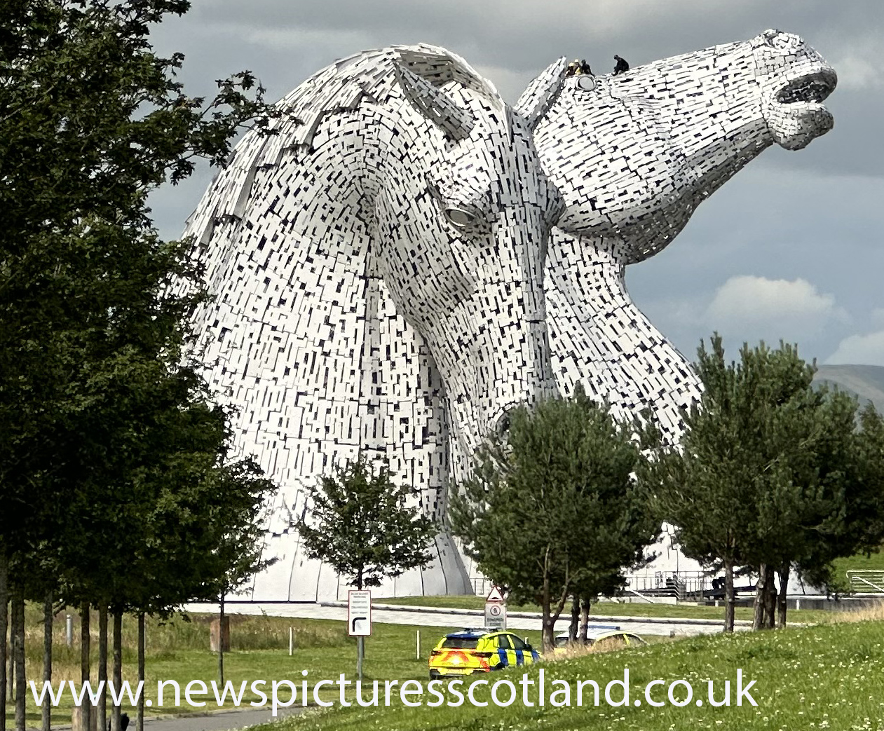 Kelpies closed by protesters This Is Rigged